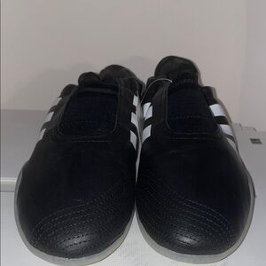 Adidas Men's Black and White Sneakers